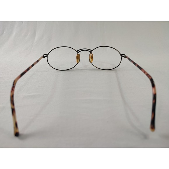 Vintage Giorgio Armani 134 306 Eyeglass Frames Round Gold Tortoise 50-20 Italy - Picture 5 of 14